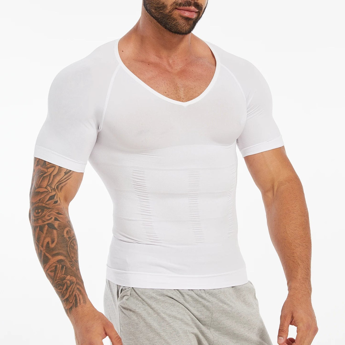 T-shirt de Compression Homme Greencaz