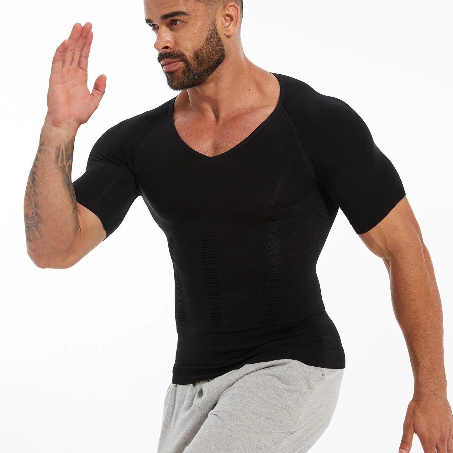 T-shirt de Compression Homme Greencaz